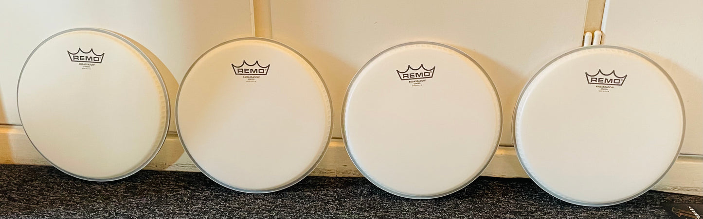 10” Remo Ambassador Coated