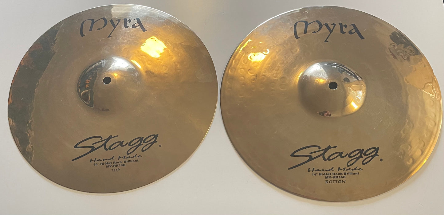 14" Stagg Myra Rock Brilliant Hi-hat